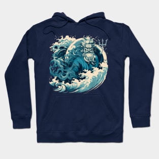 Poseidon Greek God of the Sea. Poseidon art Hoodie